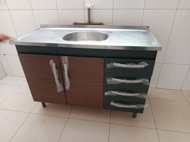 Balcão de pia 1, 20 cm