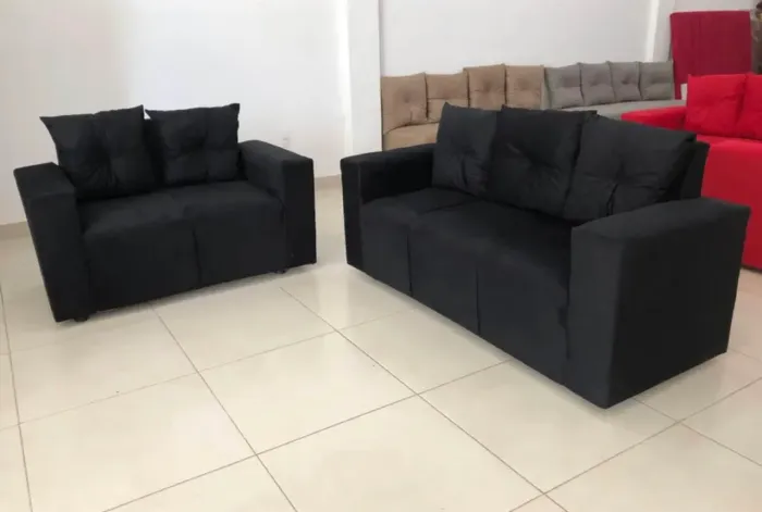 JOGO DE SOFÁ 2/3 LUGARES NA PROMOÇÃO