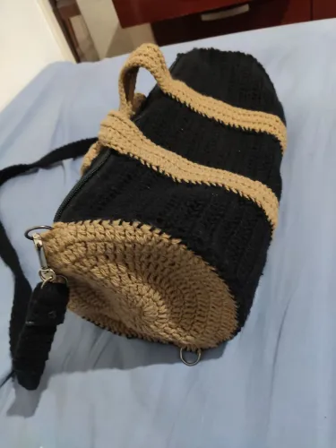 Duffle bag de crochê