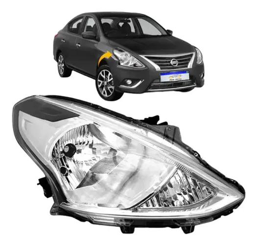 Farol Nissan Versa 2015 2016 2017 2018 2019 2020 2021 L.d Direito