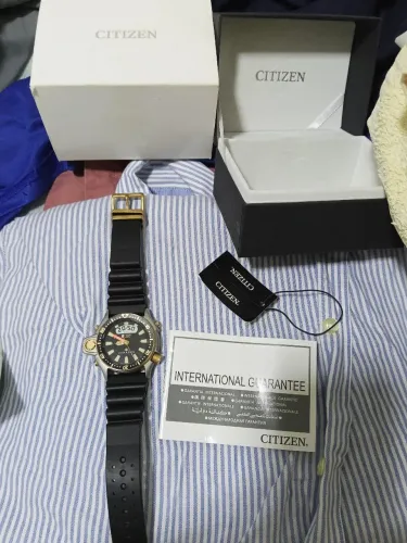 Vendo este lindo relógio Citizen Aqualand série ouro 