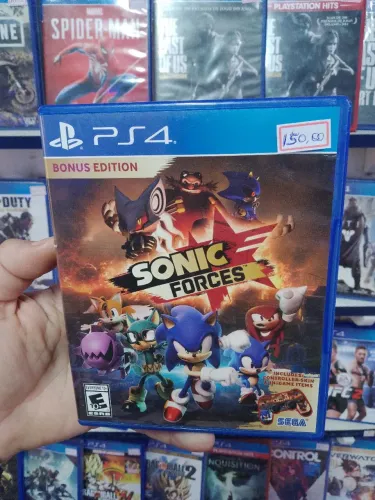 Sonic Forces / Ps4 - Com Slim para o controle