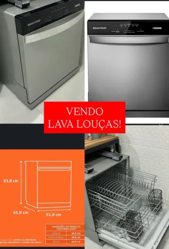 VENDO LAVA LOUÇAS BRASTEMP 8 SERVIÇOS