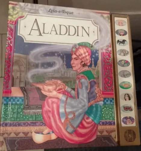 Livro Aladdin coleção leia e toque Nova cultural/Circulo do livro 1995