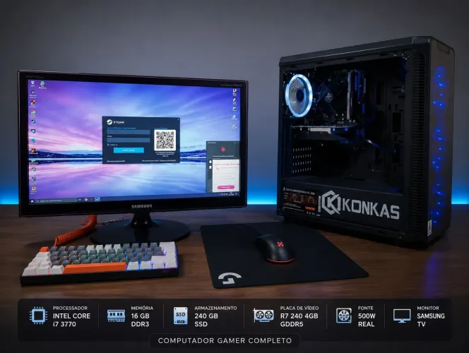 ?Vendo Pc gamer completo custo benefício?