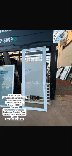 PORTA DE ALUMÍNIO VENCI NA VIDA