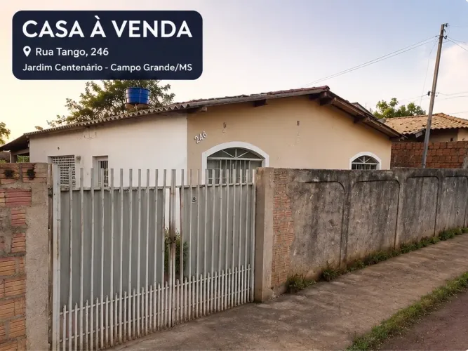 CASA À VENDA - JARDIM CENTENÁRIO | CAMPO GRANDE/MS