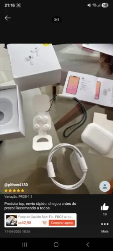 Airpods pro5 linha premium