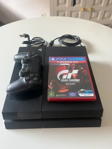 PlayStation 4 + Gran Turismo Sport + 1 Controle Paralelo