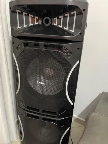 Caixa de Som Philco PCX35000 Bluetooth 350W - Muito Nova e Potente!
