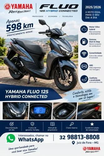 ? YAMAHA FLUO 125 HYBRID CONNECTED 2025/2026
