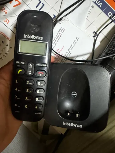 Telefone sem fio Intelbras com base
