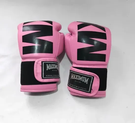 Par de Luvas de Boxe/Muay Thai Maximum Boxing Rosa - Conservadas