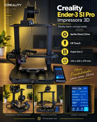 Creality Ender-3 S1 Pro + Kit de Peças e Acessórios