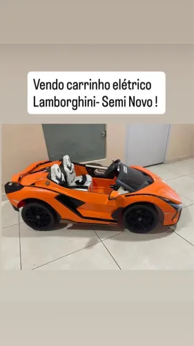 Carrinho elétrico Lamborghini Sian