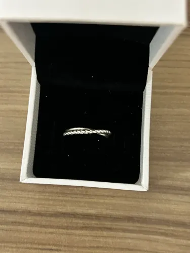 Anel Vivara Life trançado em prata 925