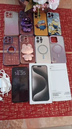 iPhone 15 pro max 256gb silver Em estado de Novo