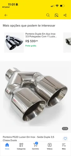 Ponteira Inox Luzian