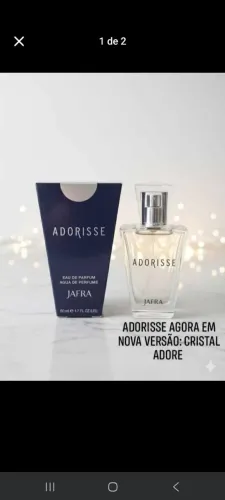 COLÔNIA CRISTAL ADORE/ NOVA VERSÃO ADORISSE 