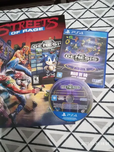 Sega Genesis Classics PS4 jogo Raro faço Olx pay 
