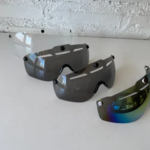 Rf128 - Conjunto com 4 Lentes Magnéticas para Capacete de Ciclismo - Novas