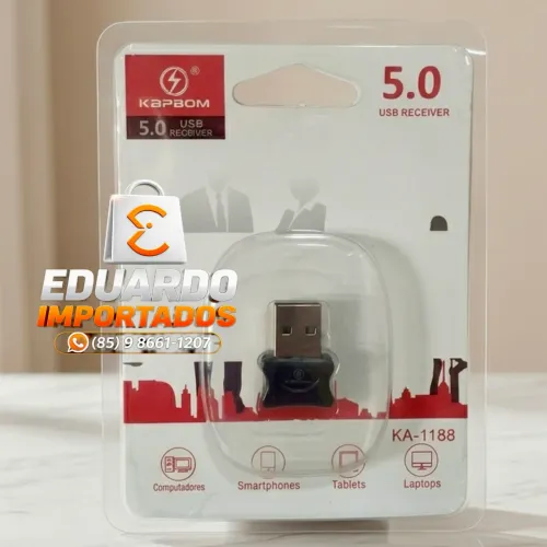 Bluetooth 5.0 para Computador, Notebook, PC, USB Adaptador