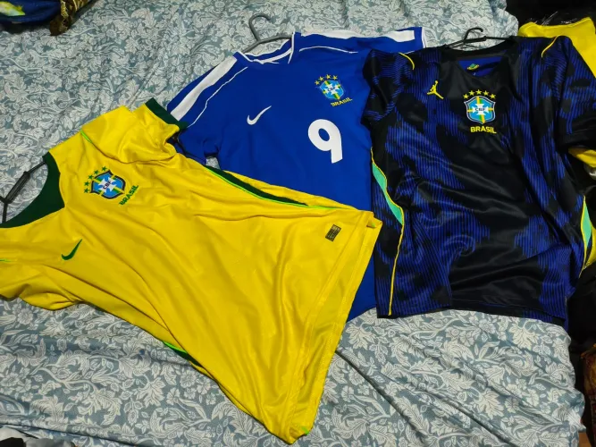 3 camisas da seleção tamonh M