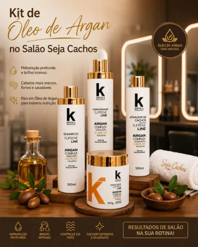 Kits de hidratação e finalização 