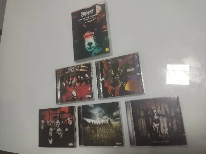 Cds Slipknot + 1 dvd day of the gusano (novos no geral)