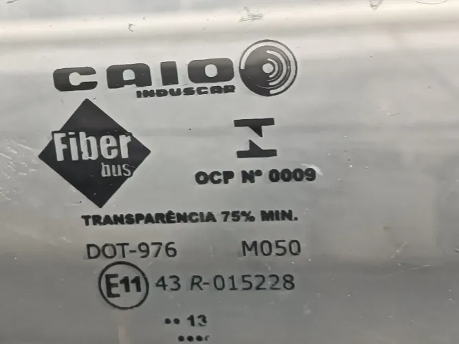 3 vidros CAIO M050 Apache Vip ou Caio Foz 55x45cm Usados