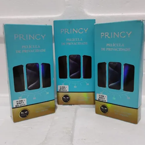 Kit 5 Caixas XR11/ - 12 e 12PRO- Película 3D Privacidade Premium. Princy