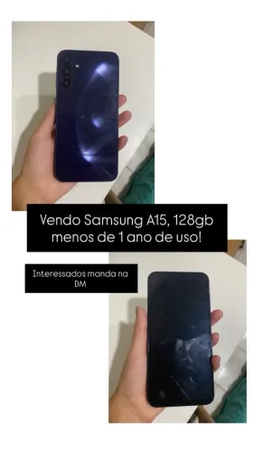 SAMSUMG GALAXY A15 SEMI-NOVO
