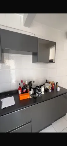 Armário de cozinha com cook top