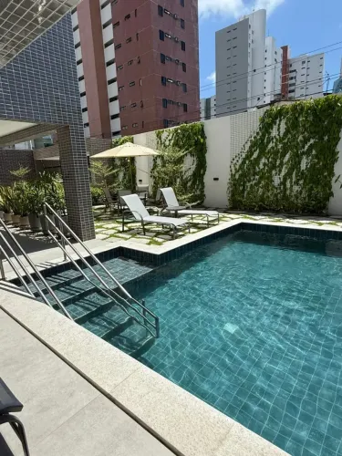 Oportunidade com móveis fixos, para investir e morar, 01 quarto, 01 wc, lazer completo.