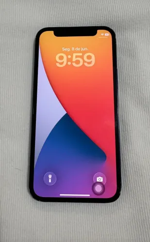 iphone 12 mini 64gb preto face id funcionando desbloqueado nunca modificado