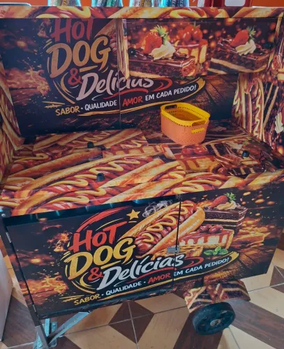 Carrinho de hot dog
