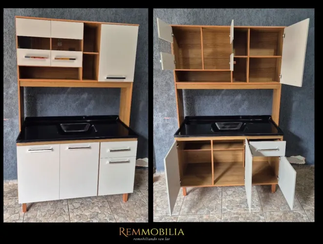 ARMÁRIO COZINHA COMPACTO - NOVO / ENTREGAMOS MONTADO