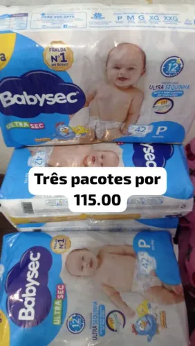Trabalho com vendas de fraldas fazemos entrega por conta do cliente 