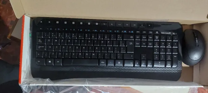 Kit teclado wireless com mouse sem fio