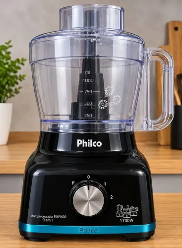 Multiprocessador PMP1600P 9 em 1 Philco 1700W 127v