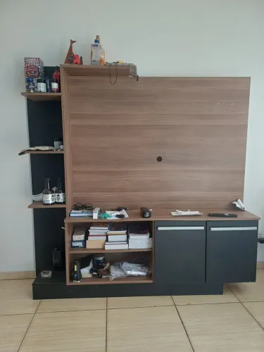 Painel com rack