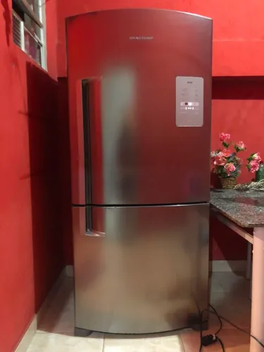 Geladeira inox