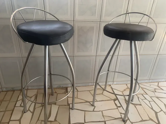 Banquetas de couro