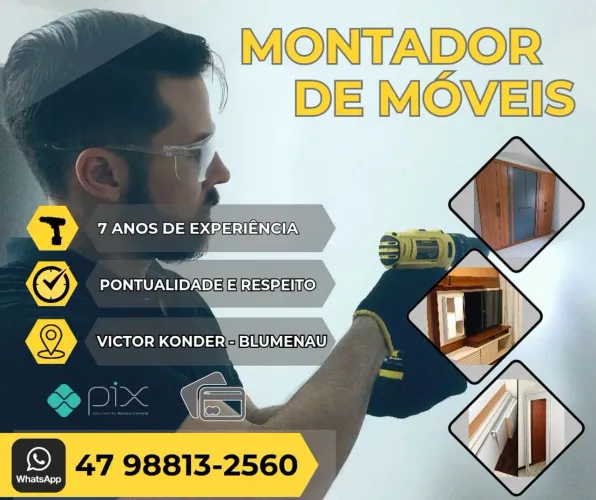 MONTADOR DE MÓVEIS - ELETRICISTA RESIDENCIAL - INSTALADOR DECORATIVO - MARIDO DE ALUGUEL