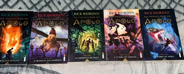 Saga As provações de Apolo box completo