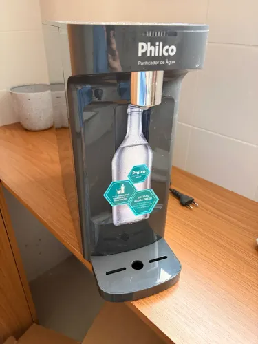 Purificador de Água Natural e Gelada Philco Ppu12c Cinza Bivolt NOVO
