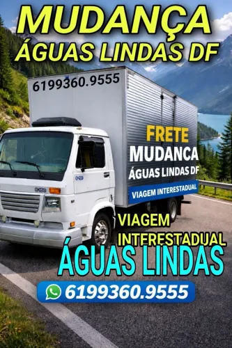 Mudança águas lindas DF viagem interestadual Goiânia 