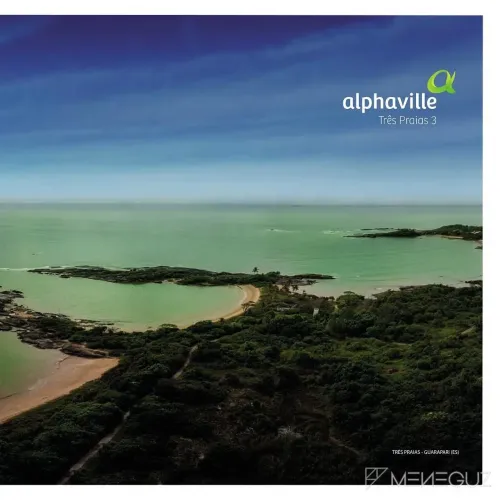 Lote no Alphaville 3 Praias Residencial 03, lote de frente para o mar