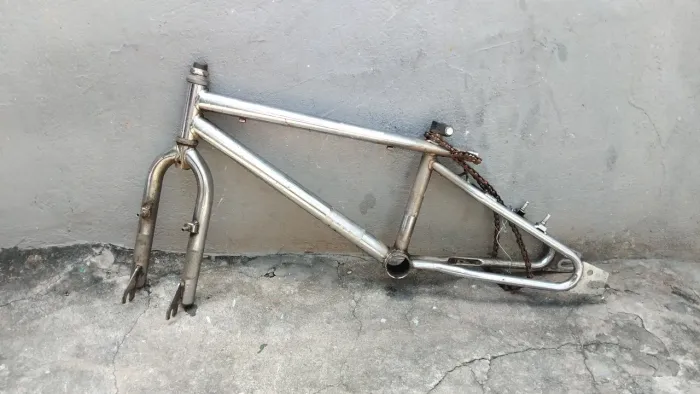 Quadro de bike aro 20 freestyle antiga cromado 