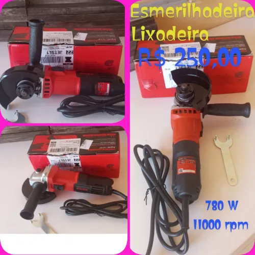 Esmerilhadeira/Lixadeira 780 W/11000 rpm